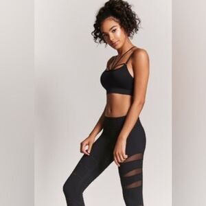 BRAND NEW WITH TAGS forever 21 medium moisture management legging long black